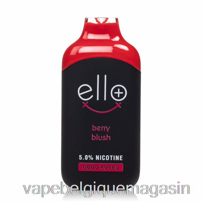 Vape Belgique Blvk Ello Plus 6000 Jetable Berry Blush Ice